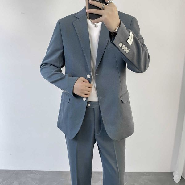 wedding suits for men 2 pcs set business casual social suit men groom tuxedos mens clothing blazers pants costume homme 210527, White;black
wedding suits for men 2 pcs set business casual social suit men groom tuxedos mens clothing blazers pants costume homme 210527, White;black