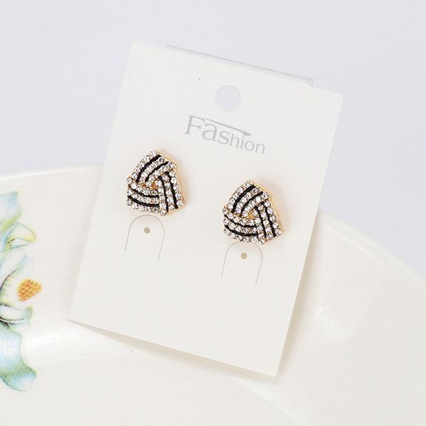dangle & chandelier trendy geometric triangle black stripe rhinestone earrings delicate simple s925 needle stud women jewelry gifts, Silver
dangle & chandelier trendy geometric triangle black stripe rhinestone earrings delicate simple s925 needle stud women jewelry gifts, Silver