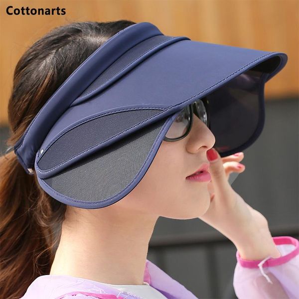 wide brim hats scalable empty hat cycling breathable visor cap travel uv protection sun outdoor sports big female, Blue;gray
wide brim hats scalable empty hat cycling breathable visor cap travel uv protection sun outdoor sports big female, Blue;gray
