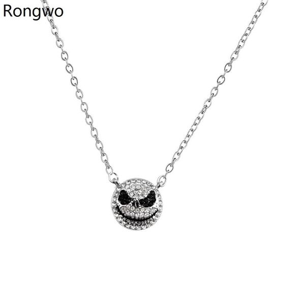 pendant necklaces rongwo stainless steel silver color ghost skull necklace inlaid crystal sparkling luxury skeleton halloween jewelry
pendant necklaces rongwo stainless steel silver color ghost skull necklace inlaid crystal sparkling luxury skeleton halloween jewelry