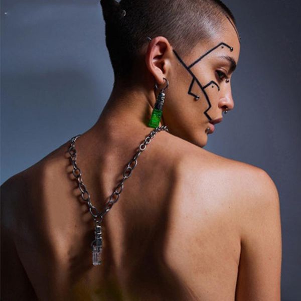 chokers novelly design network cable plug pendant splicing metal chain necklace for women men fashion play cool choker jewelry, Golden;silver
chokers novelly design network cable plug pendant splicing metal chain necklace for women men fashion play cool choker jewelry, Golden;silver