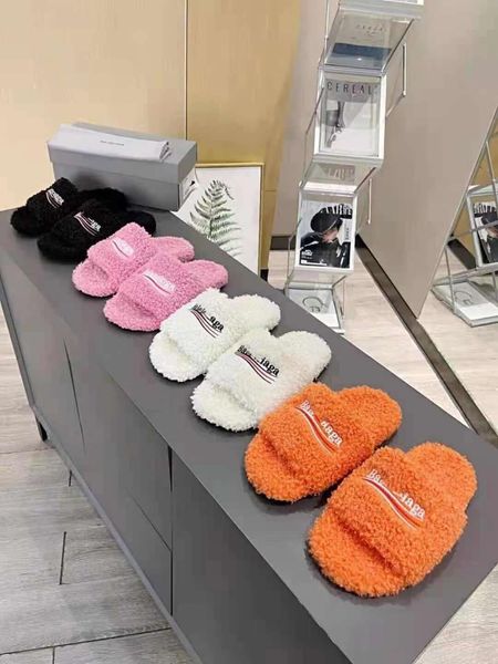 high version b's early autumn new one line embroidered woolen slippers with letters french flat bottomed versatile women's single, Black
high version b's early autumn new one line embroidered woolen slippers with letters french flat bottomed versatile women's single, Black