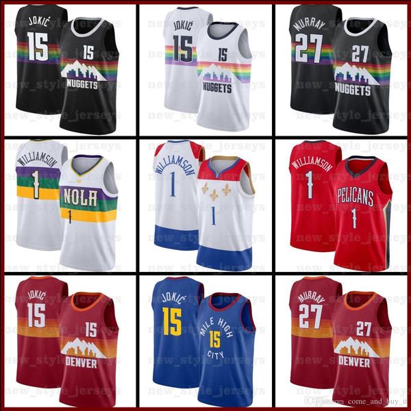 ncaa duke 1 zion 15 nikola williamson murray jokic 27 jamal r8 denver nuggets new orleans pelicans men basketball jerseys, Black;red
ncaa duke 1 zion 15 nikola williamson murray jokic 27 jamal r8 denver nuggets new orleans pelicans men basketball jerseys, Black;red