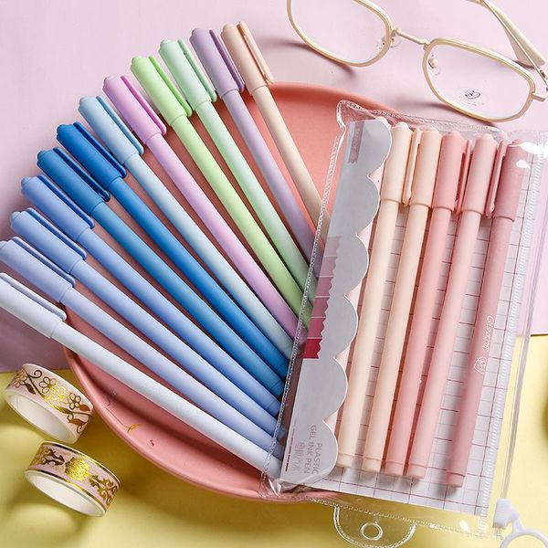 6pcs gradient color pencil set 0.5mm ballpoint marker liner pens for writing journal stationery office school supplies f227
6pcs gradient color pencil set 0.5mm ballpoint marker liner pens for writing journal stationery office school supplies f227