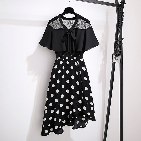 plus female size ruff stylish lace dressed in short sleeves... irregularly tall waist dresses chiffon 2021 summer clothes. d9it, White
plus female size ruff stylish lace dressed in short sleeves... irregularly tall waist dresses chiffon 2021 summer clothes. d9it, White