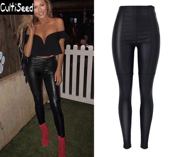 women's pants & capris cultiseed female high waist fake pu leather pencil trousers ladies office work party long women fashion, Black;white
women's pants & capris cultiseed female high waist fake pu leather pencil trousers ladies office work party long women fashion, Black;white