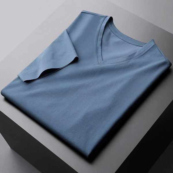 men's t-shirts 2021 cotton male luxury solid color v collar short sleeve casual mens fashion slim fit summer man, White;black
men's t-shirts 2021 cotton male luxury solid color v collar short sleeve casual mens fashion slim fit summer man, White;black