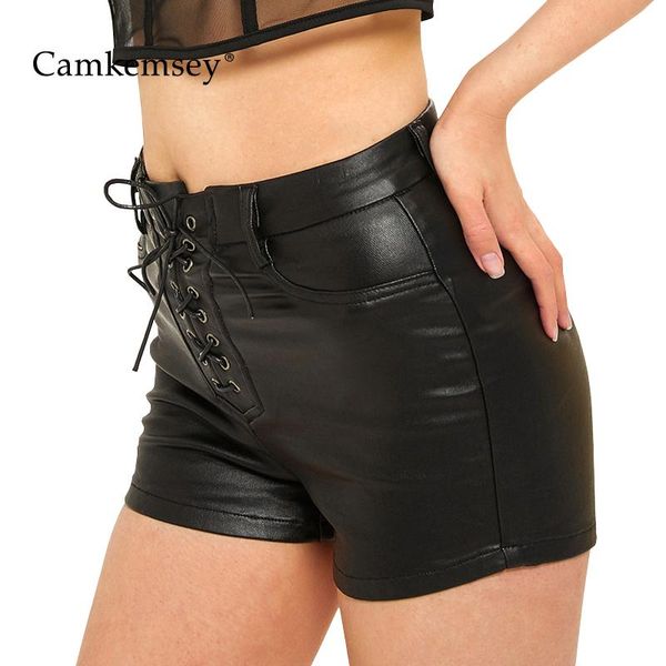 women's shorts camkemsey girls party club bodycon leather 2021 motorcycle lace up high waist stretch skinny pu, White;black
women's shorts camkemsey girls party club bodycon leather 2021 motorcycle lace up high waist stretch skinny pu, White;black