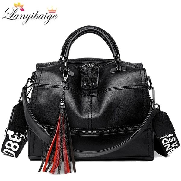 wide shoulder strap retro women handbags leather ladies bags brand tassel luxury crossbody 211025
wide shoulder strap retro women handbags leather ladies bags brand tassel luxury crossbody 211025