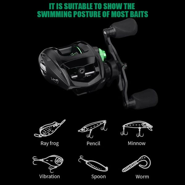 left/right fishing wheel 8kg max drag 12+1bbs baitcasting fishing reel 6.3:1 line spool fish wheel tackle accessories
left/right fishing wheel 8kg max drag 12+1bbs baitcasting fishing reel 6.3:1 line spool fish wheel tackle accessories