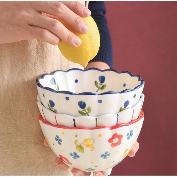 bowls cartoon ceramic salad bowl candy color breakfast cereal fruit dessert soup noodle microwave oven special tableware 
bowls cartoon ceramic salad bowl candy color breakfast cereal fruit dessert soup noodle microwave oven special tableware