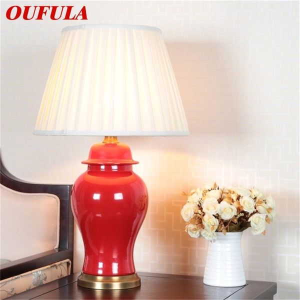 table lamps oufula ceramic light brass red contemporary luxury desk lamp led for home bedside bedroom
table lamps oufula ceramic light brass red contemporary luxury desk lamp led for home bedside bedroom