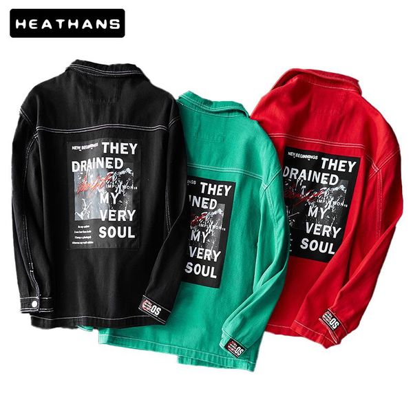men's jackets denim jacket cotton solid color casual lapel handsome single-breasted harajuku spring autumn slim men, Black;brown
men's jackets denim jacket cotton solid color casual lapel handsome single-breasted harajuku spring autumn slim men, Black;brown