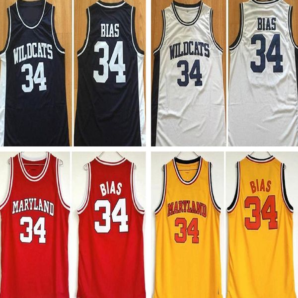 college 34 len bias jersey men basketball university 1985 maryland terps jerseys team red yellow white away sport stitched shirts, Black;red
college 34 len bias jersey men basketball university 1985 maryland terps jerseys team red yellow white away sport stitched shirts, Black;red