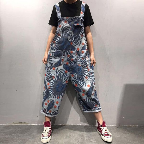 women's jumpsuits & rompers women jumpsuit casual loose playsuits wide leg pants basic denim female print jeans romper overalls, Black;white
women's jumpsuits & rompers women jumpsuit casual loose playsuits wide leg pants basic denim female print jeans romper overalls, Black;white