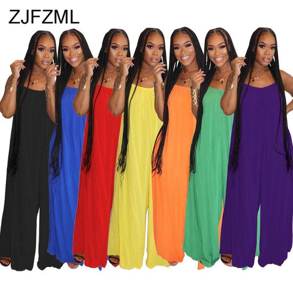 women's jumpsuits & rompers spaghetti strap solid color loose bodysuit for women deep v neck sleeveless wide leg romper summer backless, Black;white
women's jumpsuits & rompers spaghetti strap solid color loose bodysuit for women deep v neck sleeveless wide leg romper summer backless, Black;white