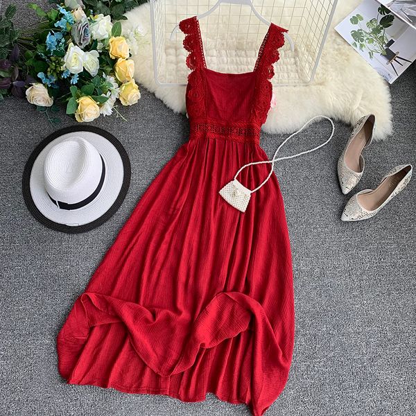 2021 women summer es vestidos beach sleeveless spaghetti strap boho vintage ladies lace patchwork long robe 6doj, Black;gray
2021 women summer es vestidos beach sleeveless spaghetti strap boho vintage ladies lace patchwork long robe 6doj, Black;gray