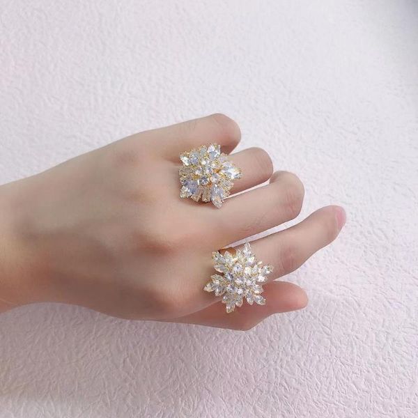 wedding rings luxury crystal zircon adjustable open ring women's bracelet shiny rhinestone accessories party jewelry gifts, Slivery;golden
wedding rings luxury crystal zircon adjustable open ring women's bracelet shiny rhinestone accessories party jewelry gifts, Slivery;golden
