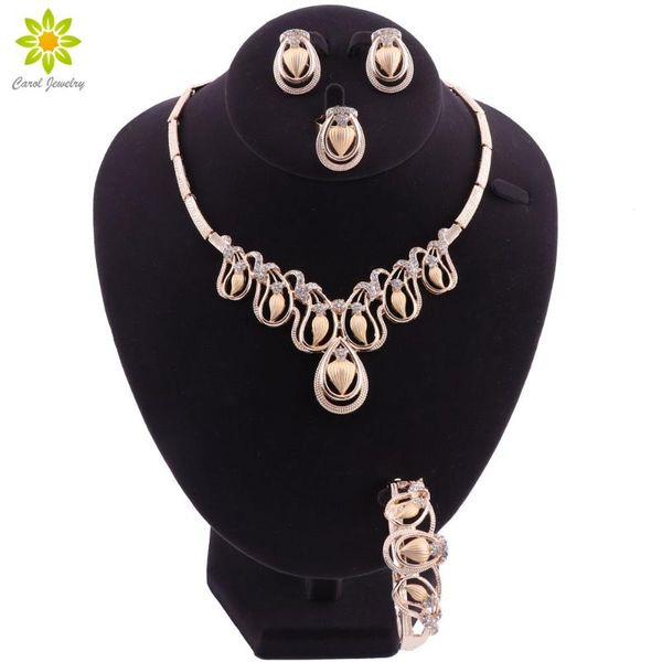 earrings & necklace bridal dubai gold jewelry sets crystal bracelet ring nigerian wedding party women fashion set, Silver
earrings & necklace bridal dubai gold jewelry sets crystal bracelet ring nigerian wedding party women fashion set, Silver