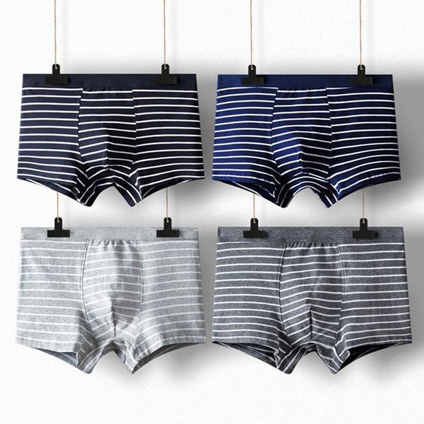underpants 4 pieces/all mens boxers shorts cotton breathable men panties striped man knickers comfortable male underwear, Black;white
underpants 4 pieces/all mens boxers shorts cotton breathable men panties striped man knickers comfortable male underwear, Black;white