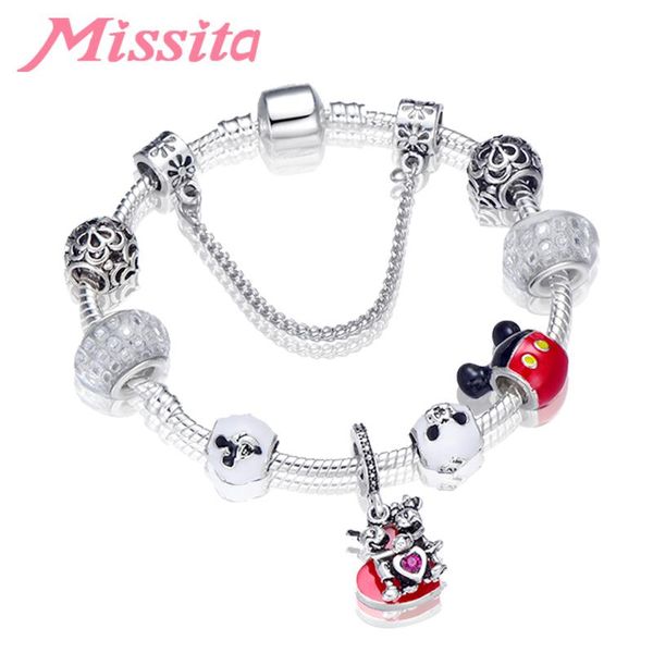 charm bracelets missita cute series with lovely charms beads brand bracelet for women valentine's day gift, Golden;silver
charm bracelets missita cute series with lovely charms beads brand bracelet for women valentine's day gift, Golden;silver