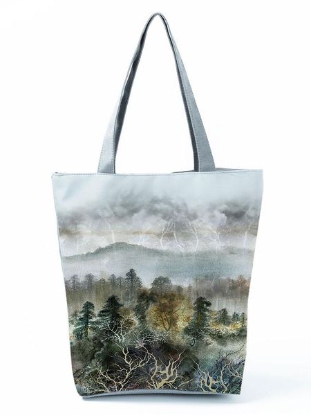 evening bags chinese landscape printed handbag jungle high capacity shopping bag eco reusable foldable tote women shoulder custom pattern
evening bags chinese landscape printed handbag jungle high capacity shopping bag eco reusable foldable tote women shoulder custom pattern
