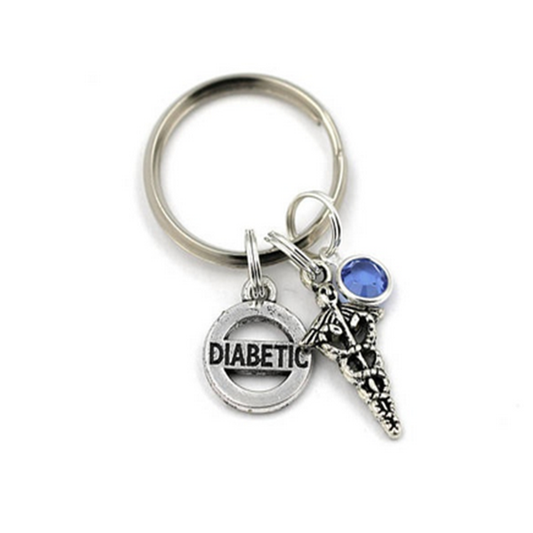 keychains diabetic key ring, keychain with birthstone,diabetes keyring, alert keychain, awareness, Silver
keychains diabetic key ring, keychain with birthstone,diabetes keyring, alert keychain, awareness, Silver