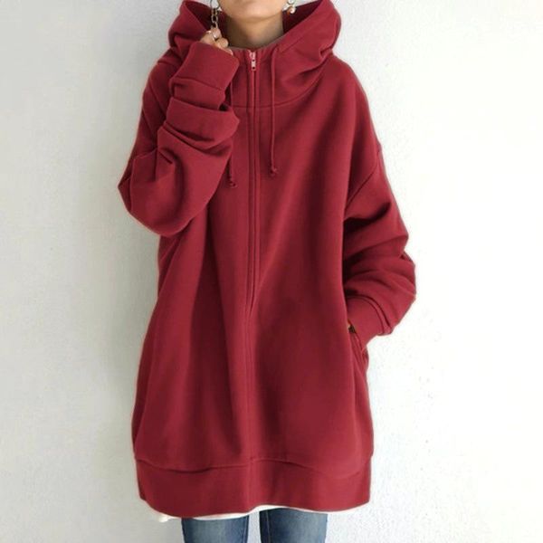 women's hoodies & sweatshirts women autumn winter warm hooded sweatshirt large size zip-up drawstring baggy hoodie elegant long sleeve, Black
women's hoodies & sweatshirts women autumn winter warm hooded sweatshirt large size zip-up drawstring baggy hoodie elegant long sleeve, Black
