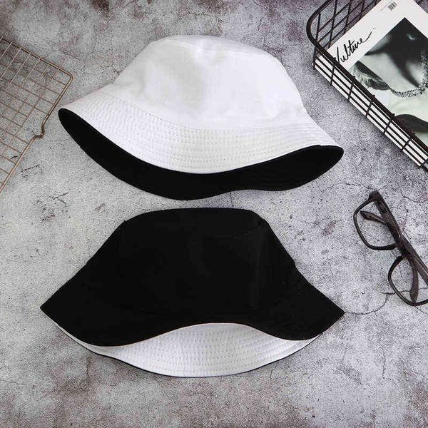 double-sided wearing cap solid color bucket hat men women cotton flat sun hat reversible fisherman hat winter warm bucket cap g220311, Blue;gray
double-sided wearing cap solid color bucket hat men women cotton flat sun hat reversible fisherman hat winter warm bucket cap g220311, Blue;gray