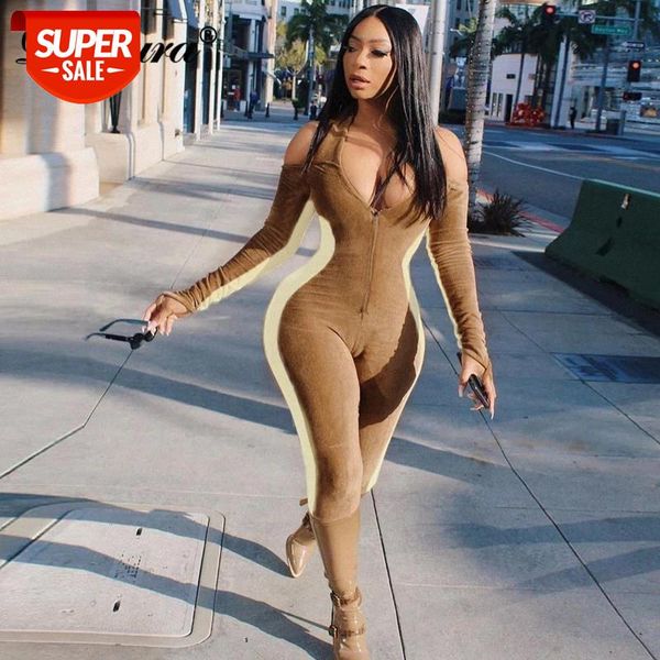 dulzura velvet stripe women jumpsuit halter long sleeve gloves zip off shoulder elegant v neck bodycon streetwear sports #ao4x, White
dulzura velvet stripe women jumpsuit halter long sleeve gloves zip off shoulder elegant v neck bodycon streetwear sports #ao4x, White
