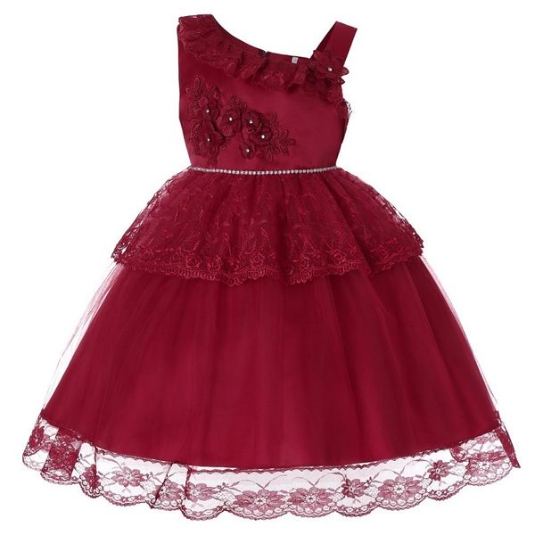 flower girl dresses for wedding party formal gown for girls evening prom dresses girl embroidered party banquet dress, White;pink
flower girl dresses for wedding party formal gown for girls evening prom dresses girl embroidered party banquet dress, White;pink
