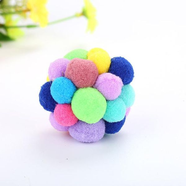 cat toys pet toy colorful handmade bells bouncy ball built-in catnip interactive
cat toys pet toy colorful handmade bells bouncy ball built-in catnip interactive