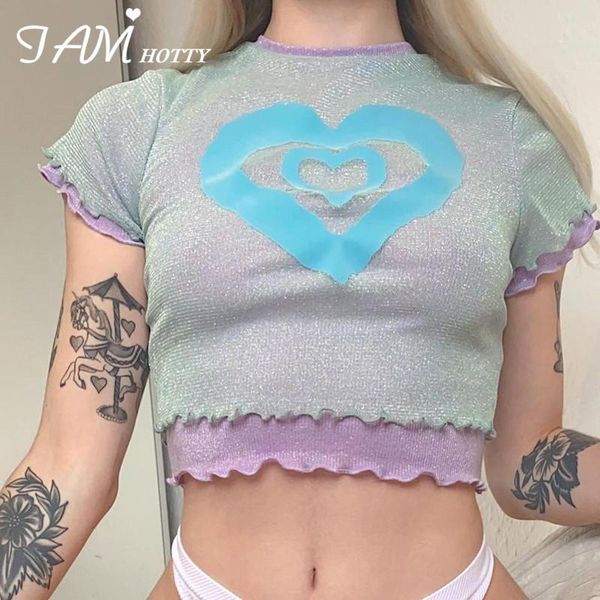 women's t-shirt sequined heart print graphic t shirts women kawaii y2k aesthetic ruffle patchwork crop cute short sleeve basic tee iam, White
women's t-shirt sequined heart print graphic t shirts women kawaii y2k aesthetic ruffle patchwork crop cute short sleeve basic tee iam, White