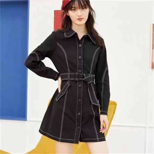 spring new female temperament sleeves casual line open color solid waist small faerie skirts dress feminine p4tw, Black;gray
spring new female temperament sleeves casual line open color solid waist small faerie skirts dress feminine p4tw, Black;gray