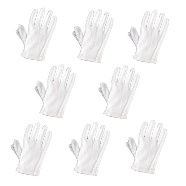 disposable gloves lightweight nylon protective glove film handling working - 8 pairs/set (white)
disposable gloves lightweight nylon protective glove film handling working - 8 pairs/set (white)