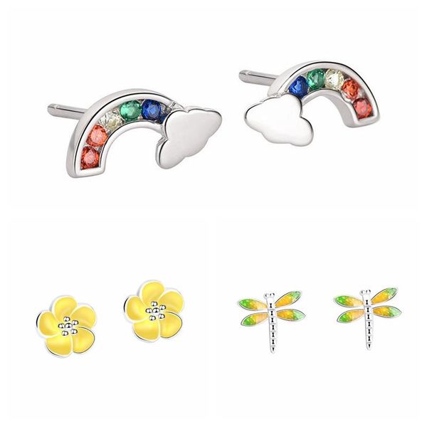 stud boako 925 sterling silver yellow enamel 2021 trend insect earrings for women flower ear piercing pendientes gifts, Golden;silver
stud boako 925 sterling silver yellow enamel 2021 trend insect earrings for women flower ear piercing pendientes gifts, Golden;silver