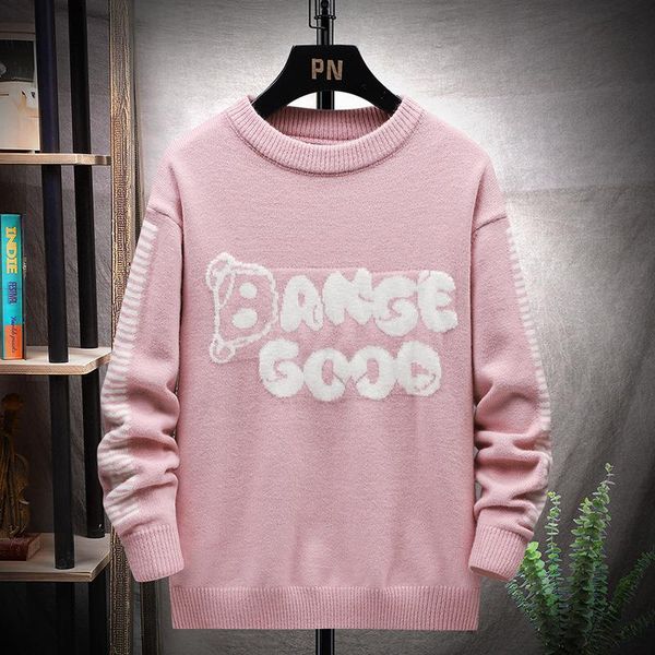 men's sweaters black pink spring autumn winter clothes 2021 pull oversize 5xl 6xl 7xl classic style casual pullovers, White;black
men's sweaters black pink spring autumn winter clothes 2021 pull oversize 5xl 6xl 7xl classic style casual pullovers, White;black