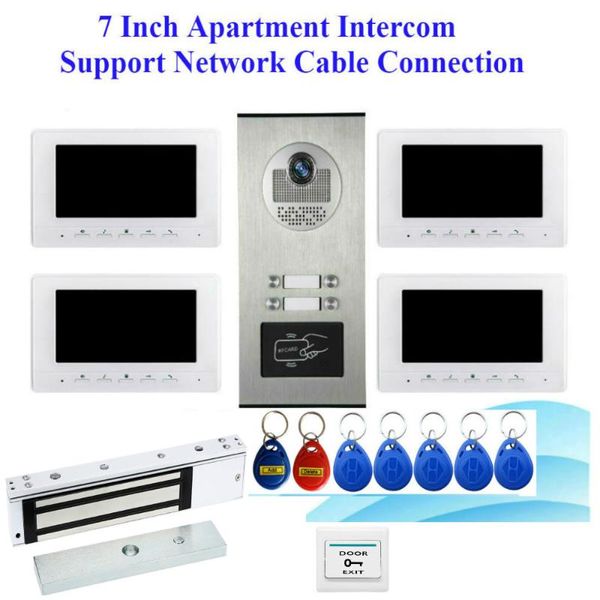 video door phones wired intercom device for the apartment home rfid access camera outdoor unit wth 2~4 monitor
video door phones wired intercom device for the apartment home rfid access camera outdoor unit wth 2~4 monitor