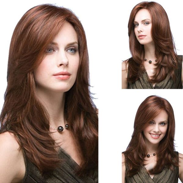 wig popular european women's and american chemical fiber long hair fashion wig headgear, Black
wig popular european women's and american chemical fiber long hair fashion wig headgear, Black