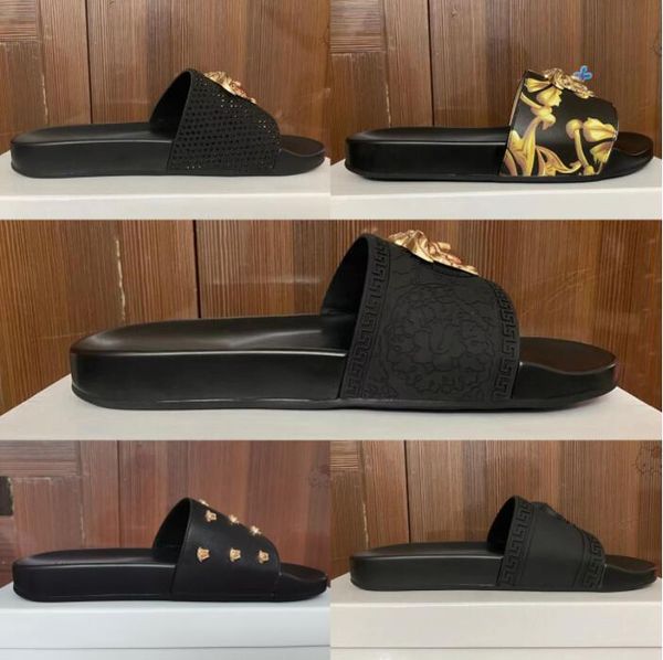 luxury designer sliders womens sandals women slide designers shoes genuine leather flip flops ladies slipper with box dust bag, Black
luxury designer sliders womens sandals women slide designers shoes genuine leather flip flops ladies slipper with box dust bag, Black