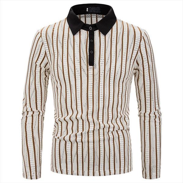 brand fashion cotton shirts hombre mens polo clothing masculino business casual long sleeves shirt striped moownuc, White;black
brand fashion cotton shirts hombre mens polo clothing masculino business casual long sleeves shirt striped moownuc, White;black