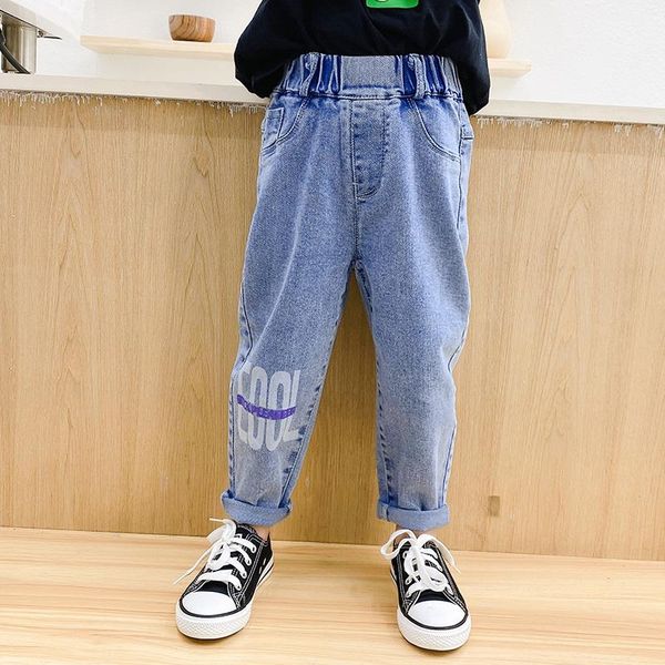 new boys letter elastic waist denim pants 0-9 years old children's clothes spring and autumn baby boy jeans casual trousers, Blue
new boys letter elastic waist denim pants 0-9 years old children's clothes spring and autumn baby boy jeans casual trousers, Blue