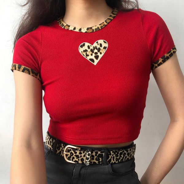 love embroidery leopard graphic crop women summer bodycon knitted stitch green vintage y2k o neck short sleeve t-shirt 2021, White
love embroidery leopard graphic crop women summer bodycon knitted stitch green vintage y2k o neck short sleeve t-shirt 2021, White