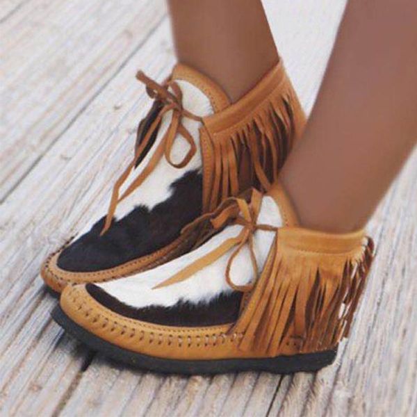 boots women tassel ankle boot women's sewing warm plush short female casual lace up shoes woman round toe flats plus size, Black
boots women tassel ankle boot women's sewing warm plush short female casual lace up shoes woman round toe flats plus size, Black