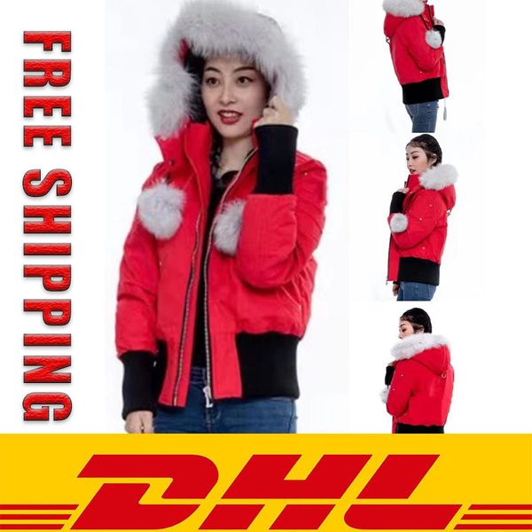 dhl hiping down coat women thick real fur hooded women's slim jacket winter ladies long clothing designer hoodies jackets warm coats me, Black
dhl hiping down coat women thick real fur hooded women's slim jacket winter ladies long clothing designer hoodies jackets warm coats me, Black