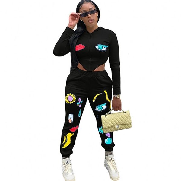 mode cartoons print tracksuit 2-piece female hoodies and winter new set of suit irregular sports outfits tp9g, Gray
mode cartoons print tracksuit 2-piece female hoodies and winter new set of suit irregular sports outfits tp9g, Gray