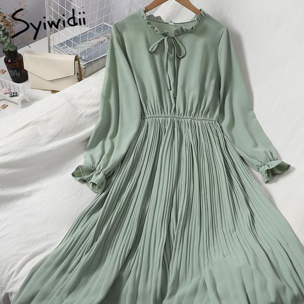 casual dresses syiwidii dress for women 2021 fashion stand collar with belt flare sleeve office lady midi black white green, Black;gray
casual dresses syiwidii dress for women 2021 fashion stand collar with belt flare sleeve office lady midi black white green, Black;gray