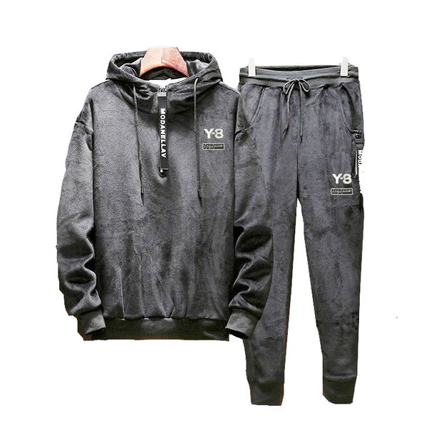 men's tracksuits casual velvet hoodie, jacket and pants for gym sports practice, print e34 f2pk, Gray
men's tracksuits casual velvet hoodie, jacket and pants for gym sports practice, print e34 f2pk, Gray