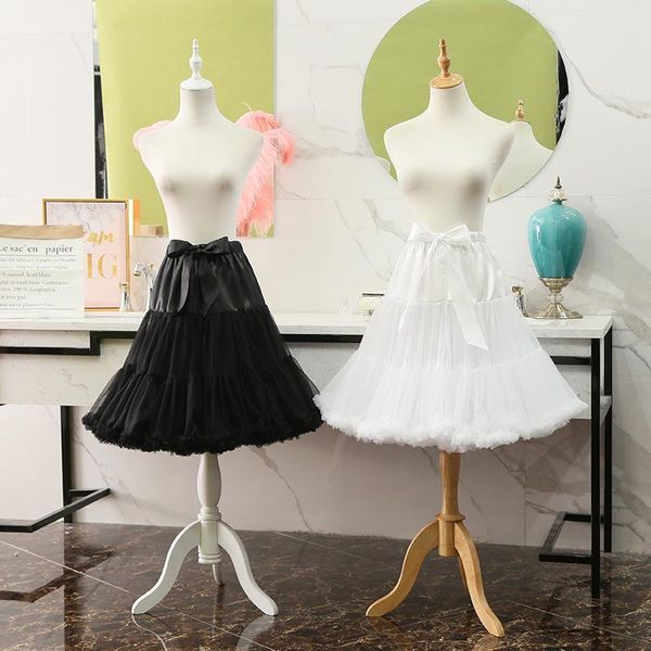 skirts 55cm puffy tulle petticoat white organza underskirt lolita faldas tutu cloud skirt crinoline wedding ballet dance pettiskirts, Black
skirts 55cm puffy tulle petticoat white organza underskirt lolita faldas tutu cloud skirt crinoline wedding ballet dance pettiskirts, Black