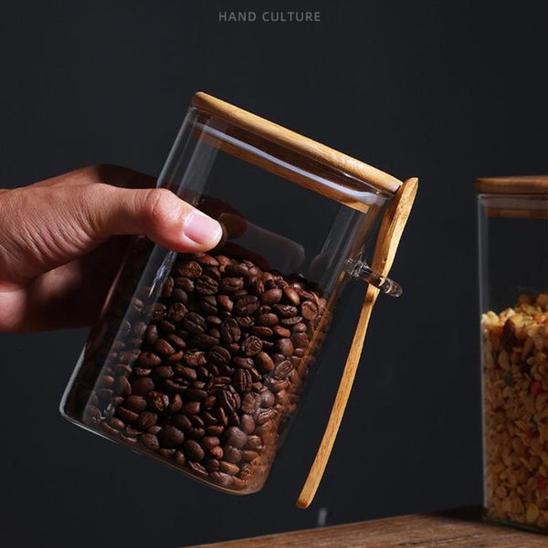 storage bottles & jars glass jar with airtight bamboo lid food container transparent spoon coffee bean grain candy kitchen
storage bottles & jars glass jar with airtight bamboo lid food container transparent spoon coffee bean grain candy kitchen